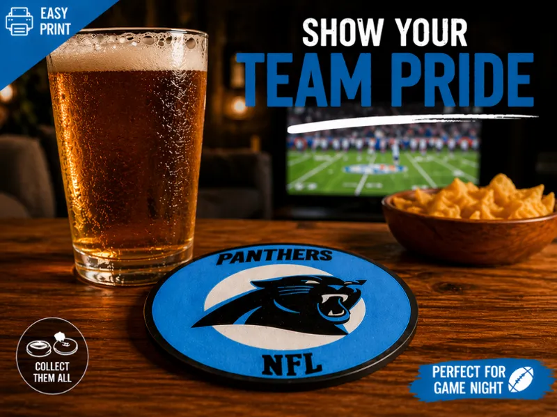 Carolina Panthers coaster nfl