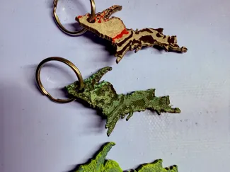 Upper Peninsula Key Chain