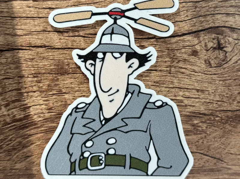 Inspector Gadget Magnet (8x3mm magnets)