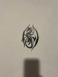 Dragon en décoration murale — photo 2