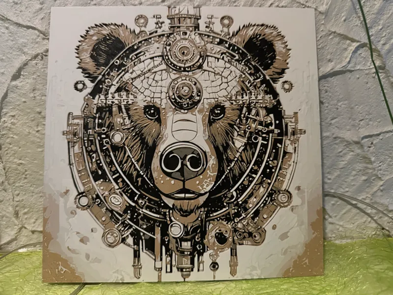 HueForge - Steampunk Bear