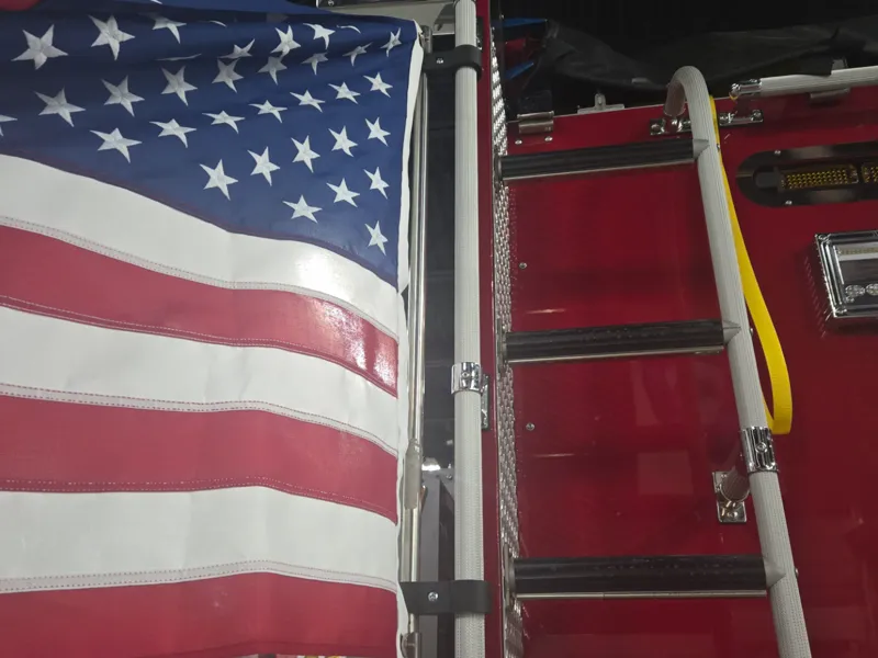 Fire Engine Flag Pole Mount