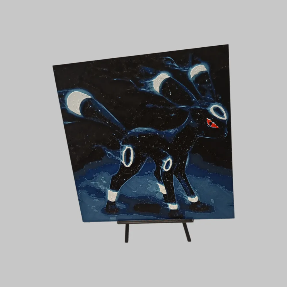 Pokemon Umbreon Hueforge - Free 3D Print Model - MakerWorld