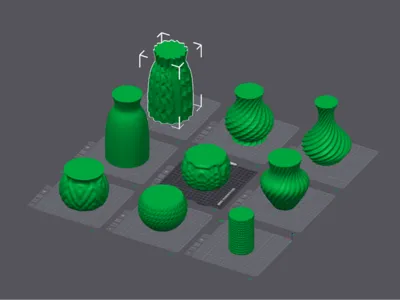 9 simple vase collection
