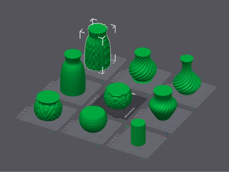 9 simple vase collection