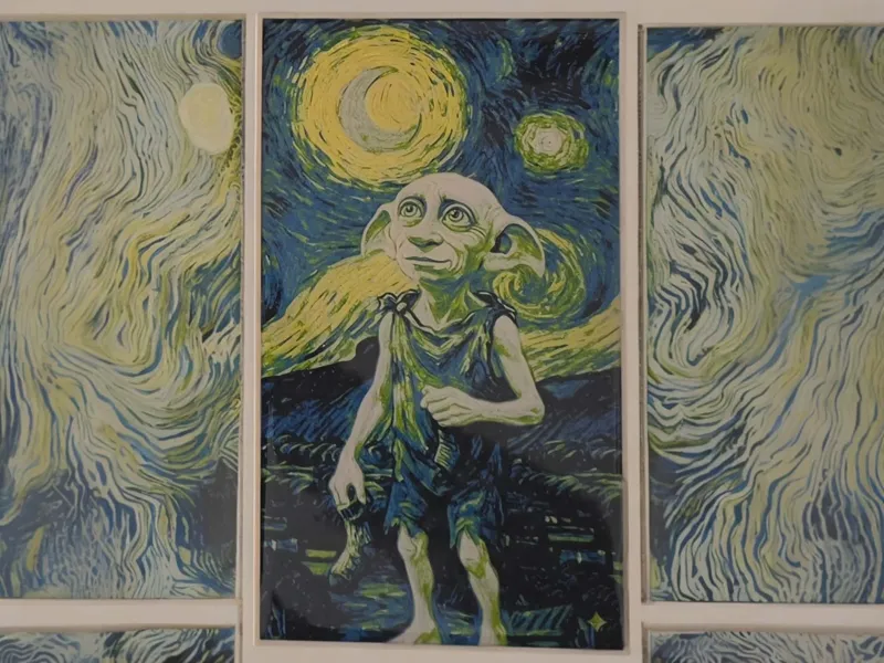 Harry Potter Dobby hueforge Van Gogh