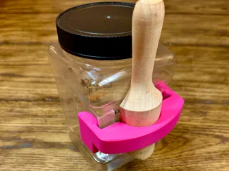 Buff City Soap Wooden Scoop Holder