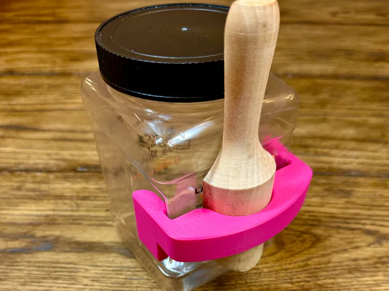 Buff City Soap Wooden Scoop Holder