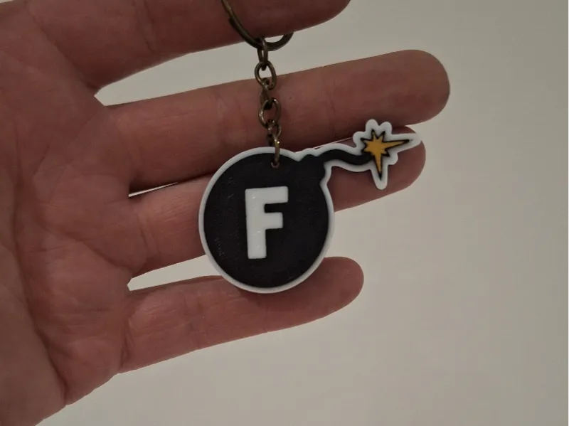 f bomb keychain