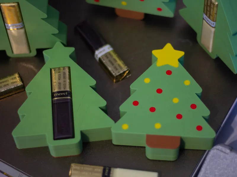Christmas Tree with MERCI Chocolate Surprise