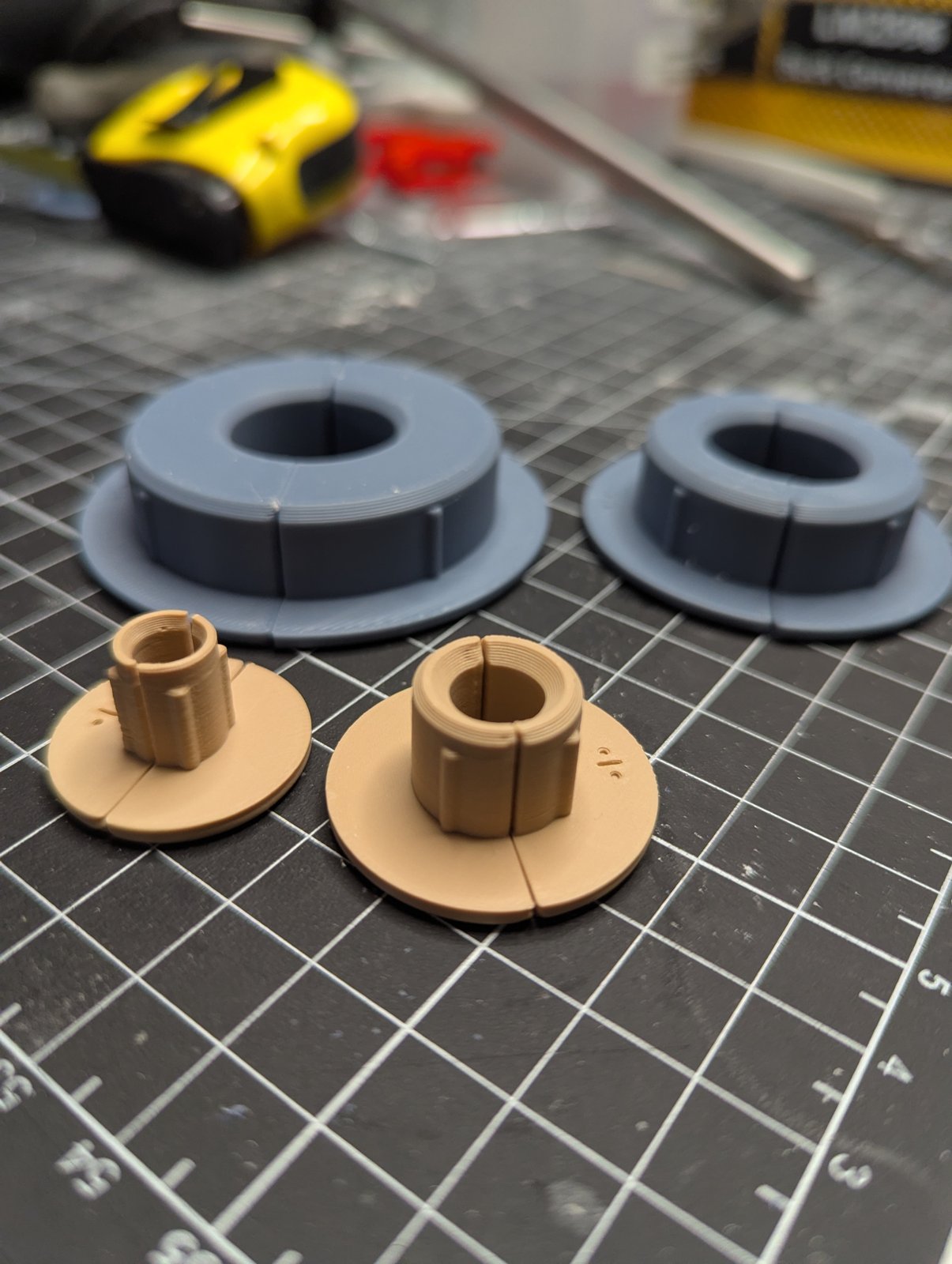 Miniatura 3 do modelo 3D Wall Cable Grommet – 30 Sizes, Split or Solid