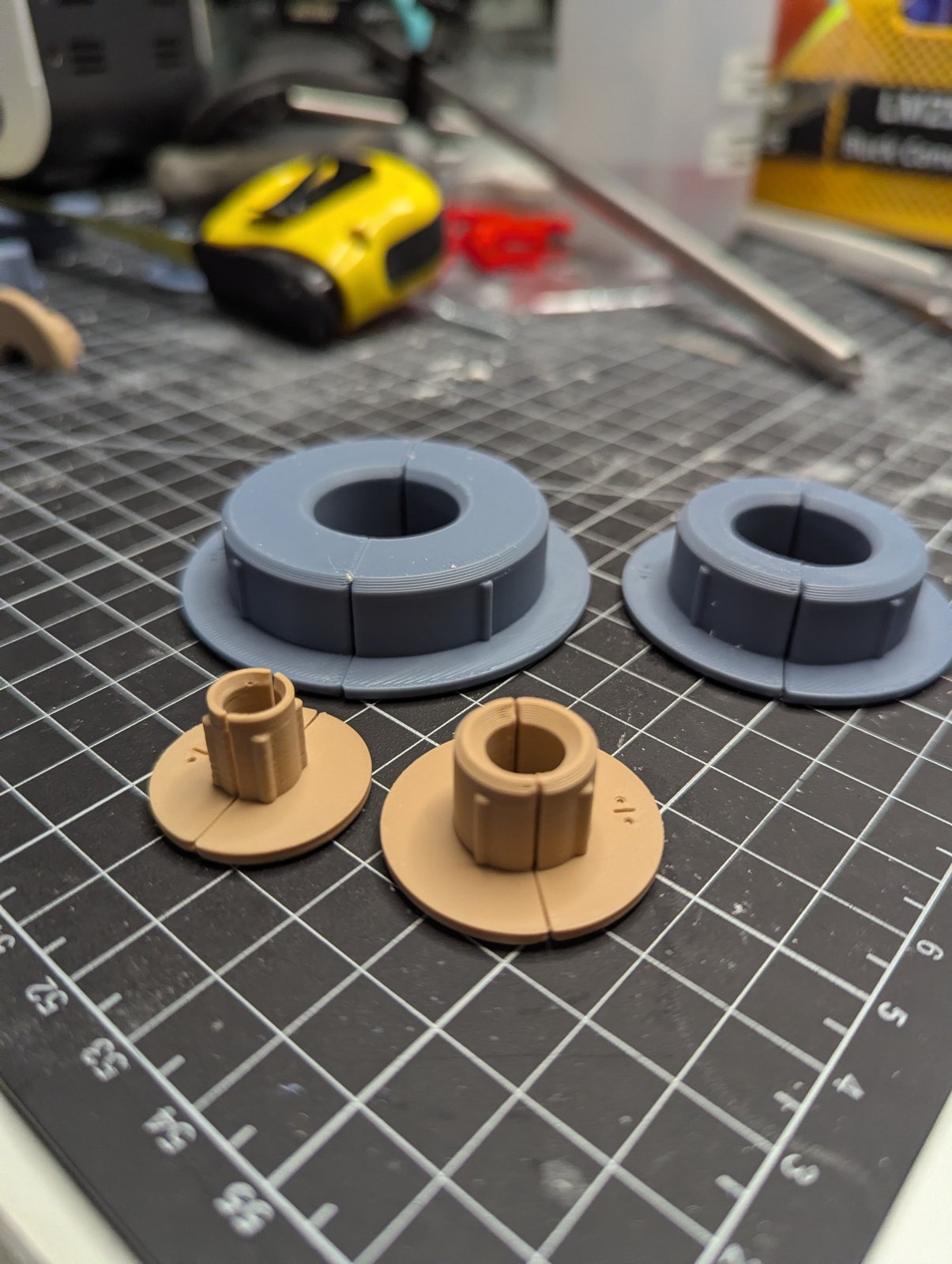 Miniatura 8 do modelo 3D Wall Cable Grommet – 30 Sizes, Split or Solid