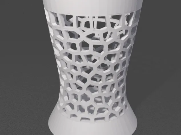 modern Voronoi vase/cup
