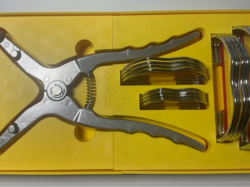 Mitter clamp gridfinity