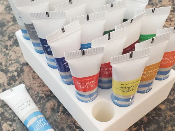 Rangement pour set de 24 peintures acryliques Artist's Loft