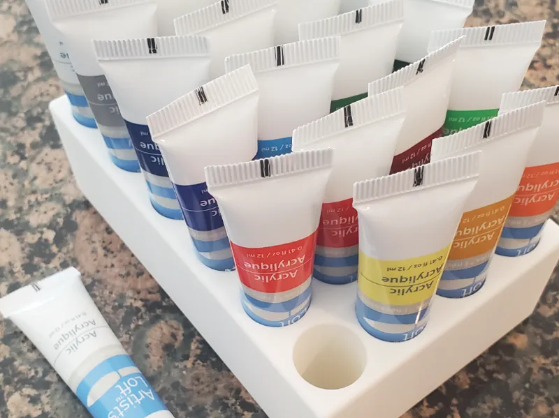 Artist's Loft Acrylic Paint 24 Pack Organizer