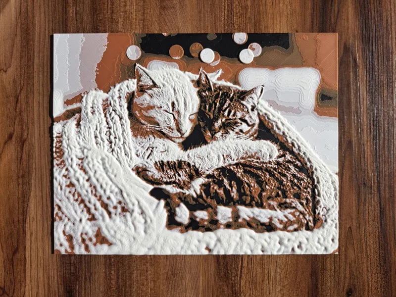 cuddling cats