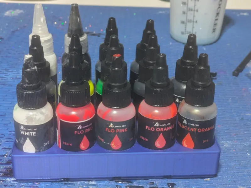 Gridfinity Alumilite Dye Holder