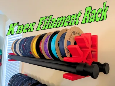 K'nex filament rack