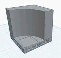 curved wall (corner)