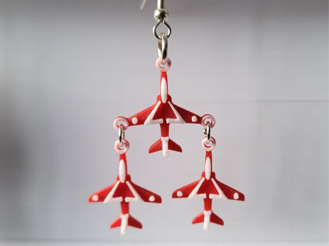 red arrows earrings