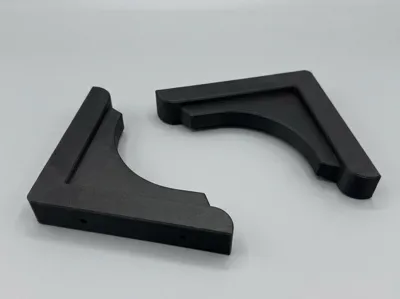 SHELVING BRACKET HIDDEN SCREWS WITH CLIP INSERT