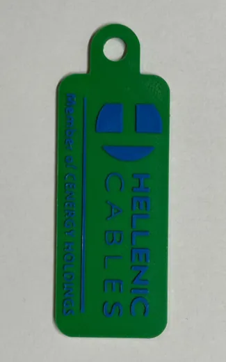 Hellenic logo keychain