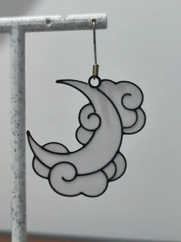 Pendientes: Aretes Luna mística — vista de referencia 5