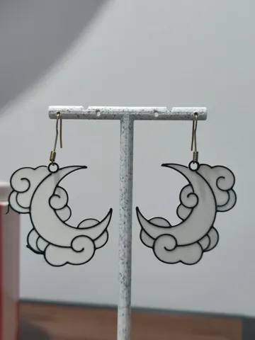 Pendientes: Aretes Luna mística — vista de referencia 4