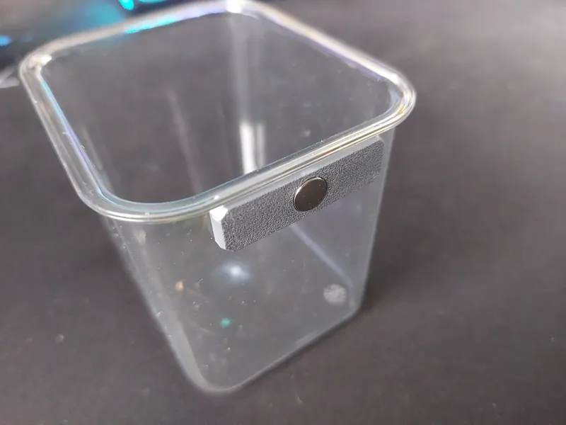 Ikea Skadis Transperent Container Magnet Holder