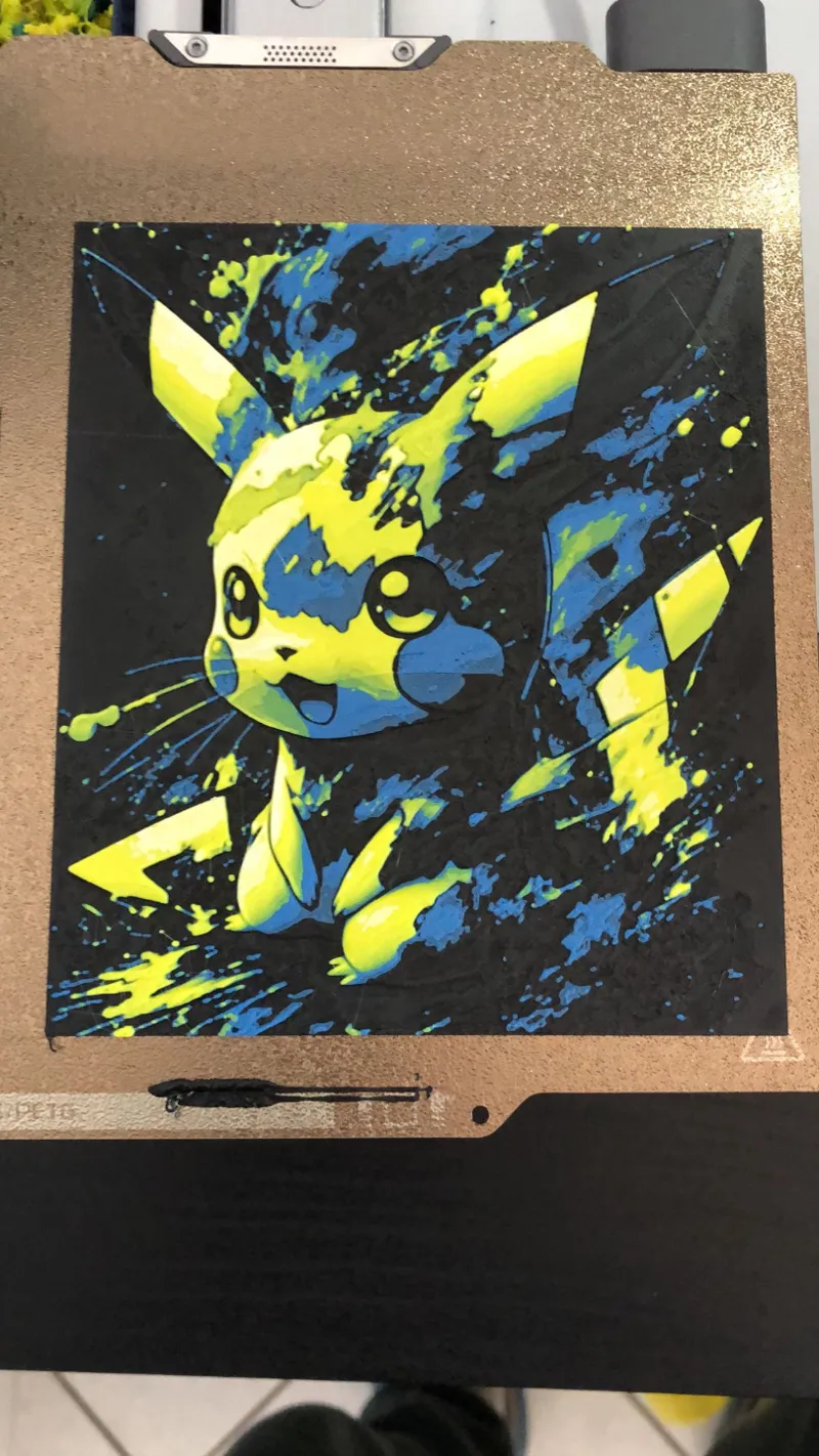 Pikachu - HueForge A1 mini 125x144