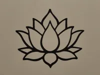 Decoration murale fleur de lotus — photo 2