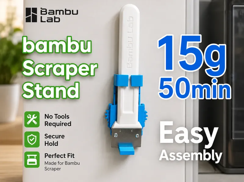 Bambu Scraper mechanical holder