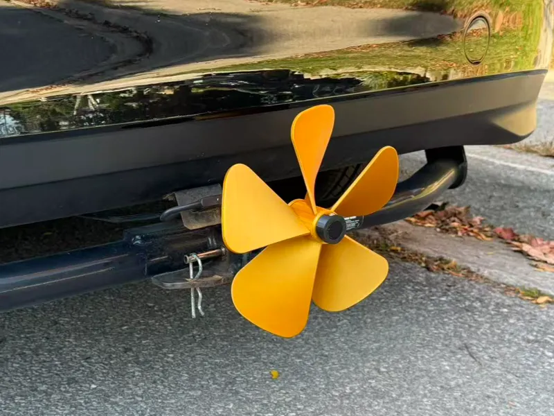 Give Your Ride Some Thrust!(Hitch-Mounted Spinner)