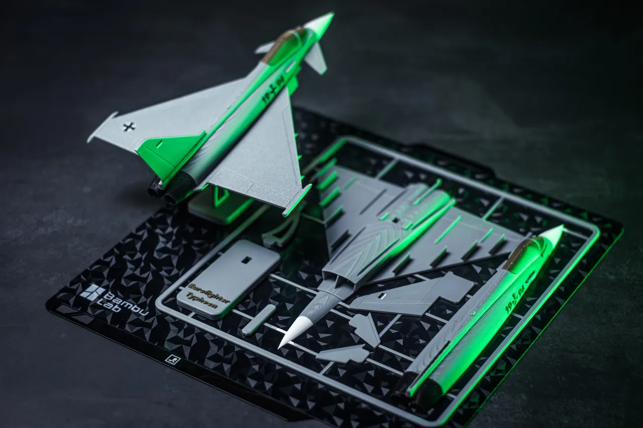 Eurofighter Typhoon Plane Kit Card view 4