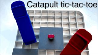 Yard Game Catapult 4-In-a-Row and Tic-Tac-Toe