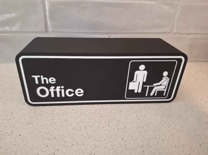 The Office Sign Lightbox