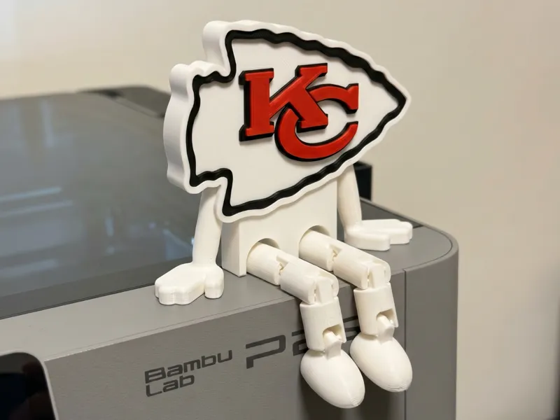 Kansas City Chiefs Buddy (Articulated Flexi legs)
