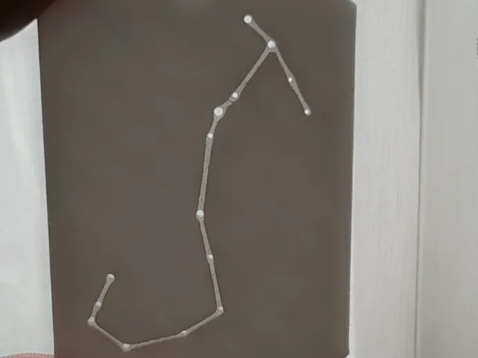 Scorpius constellation keychain
