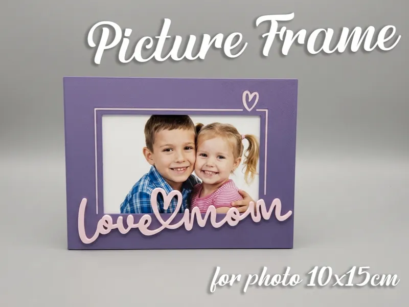 Frame picture 10x15 Love Mom easy assembly