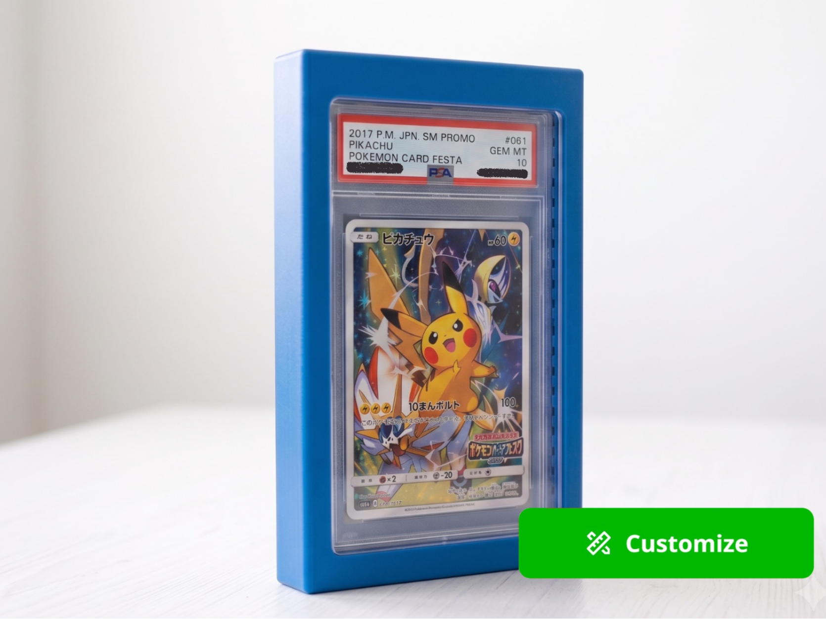 Parametric Graded Card Frame (PSA, CGC, BGS)