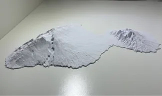 Maui Hawaii Topographic Terrain Map 