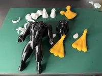 0.2mm layer, 2 walls, 15% infill SIN AMS, POR PIEZAS