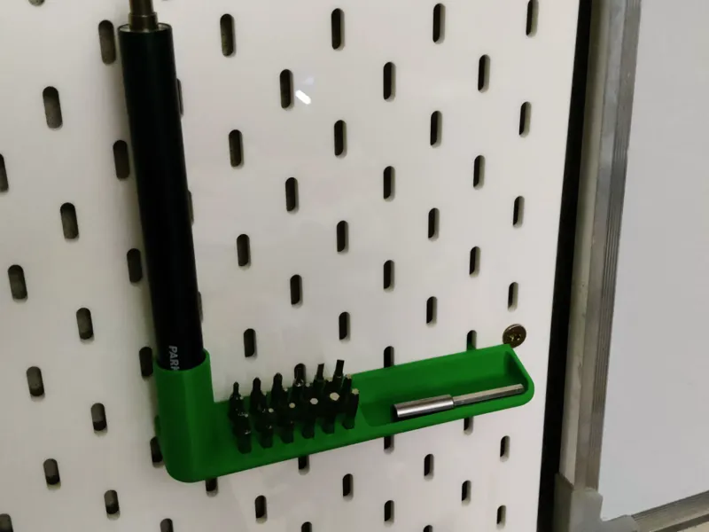 Ikea Skadis micro screwdriver stand