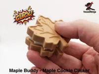 Maple Buddy Maple Cookie Clicker & Keychain