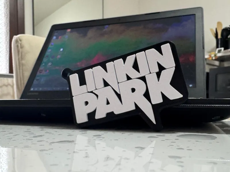 Linkin Park logo keychain