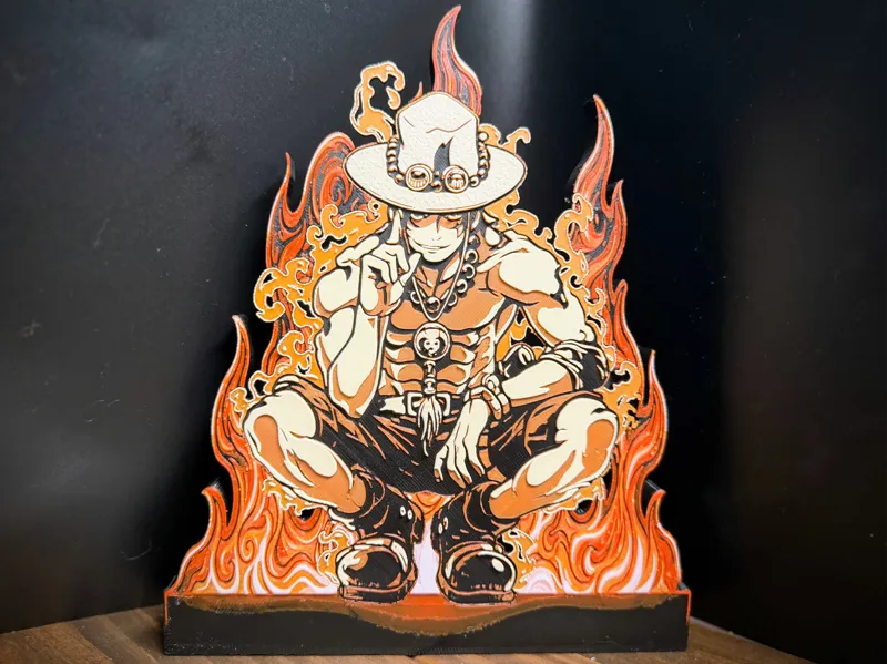 Portgas D. Ace Display Stand (No AMS) | One Piece