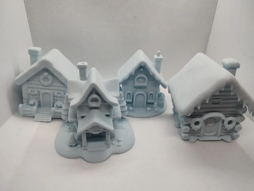 Christmas festive home - Free 3D Print Model - MakerWorld