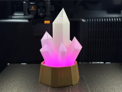 Crystal Lamp with Secret Compartment