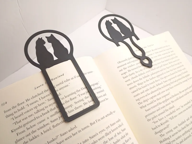 Feline Companions Bookmark Clip